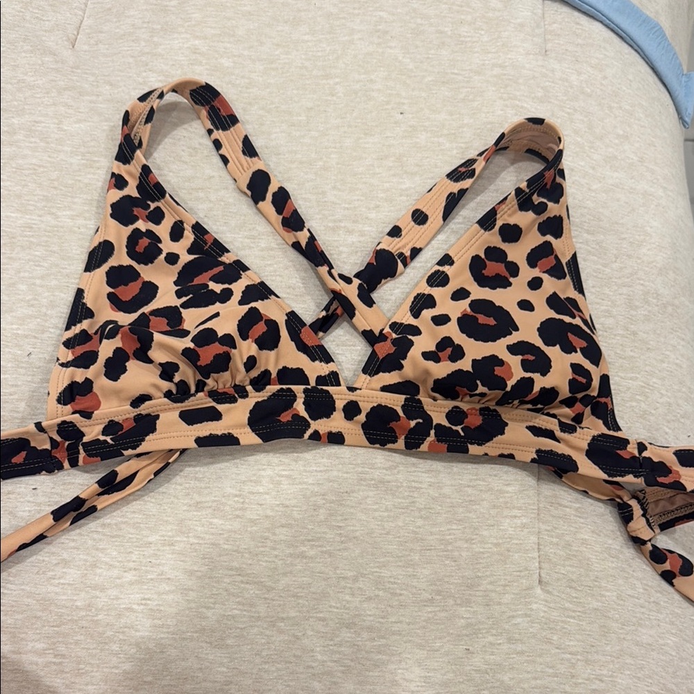 Xhilaration Animal Print Bikini Top